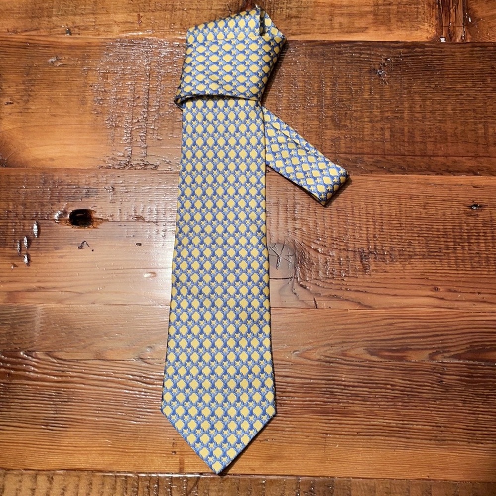 Hermes Mens Silk Tie
